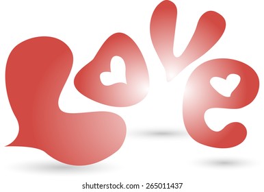 love you i happy valentine s day card heart background pattern symbol icon u vector art stock