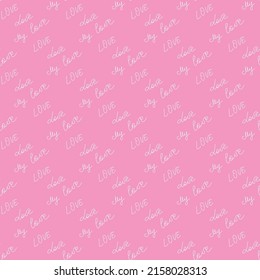 love you hearts elegant seamless pattern, romantic pattern. wallpaper, textiles packaging scrapbooking