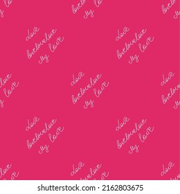 love you hearts elegant seamless pattern, romantic pattern. wallpaper, textiles packaging scrapbooking