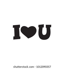 I love you icon illustration isolated vector sign symbol