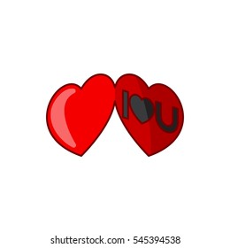 I love you icon illustration isolated vector sign symbol