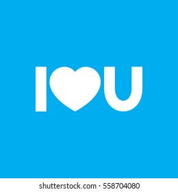 I love you icon illustration isolated vector sign symbol
