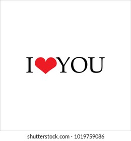 i love you icon vector