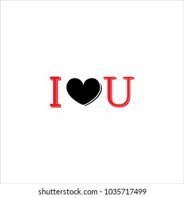 i love you icon vector