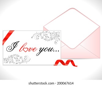 i love you lettering - vector eps10