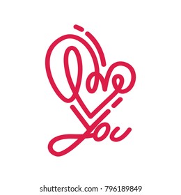 i love you letters
