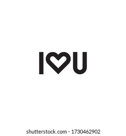 I Love You logo / icon design