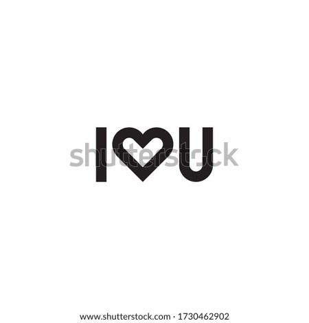 I Love You logo / icon design