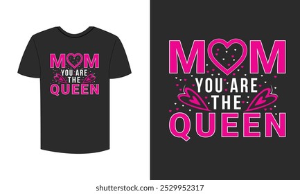 I love you mom happy mothers day t shirt design