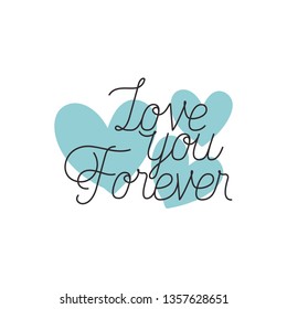 i love you mom label isolated icon