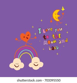 I love you to the Moon and back