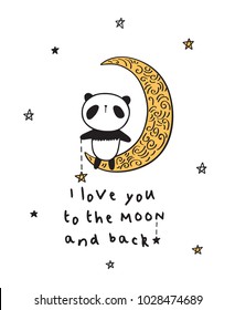 Love You Moon Back Images Stock Photos Vectors Shutterstock