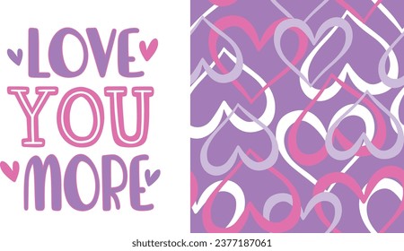 love you more graphic tees for girl design patterns sleepwear