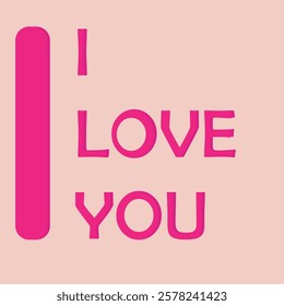 love You SO Much Typography Vector Design