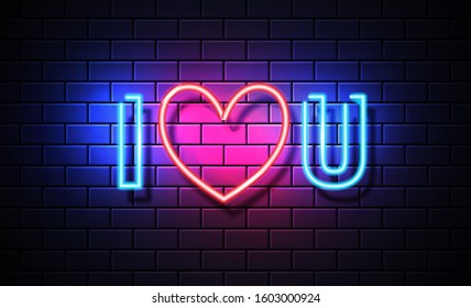 Love You Neon Images Stock Photos Vectors Shutterstock