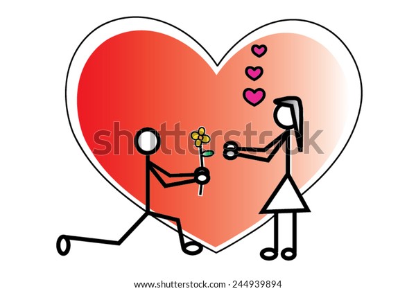Love You Please Marry Me Stock Vector Royalty Free