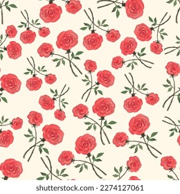 I love you seamless pattern 