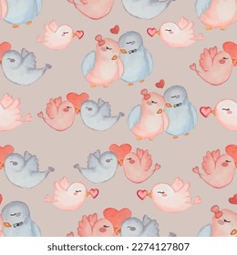I love you seamless pattern backgrounds