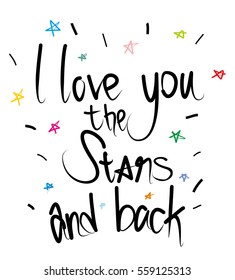 i love you the stars and back