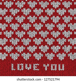 Barrido de Love You, vector eps10 ilustración