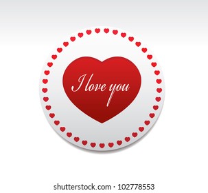  I love you symbol. Vector