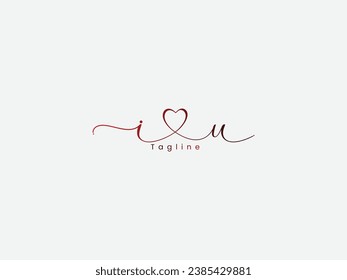 I love you text design. I love you logo. Handwritten. Love. Couple. Red. Rose. Lettering design. Premium template. Signature. Text