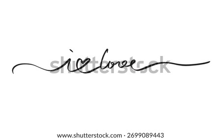 i love you text font calligraphy hand written lettering script black color object i love you u sign symbol happy valentine day wedding romantic i love you 14 fourteen date day february month wedding 