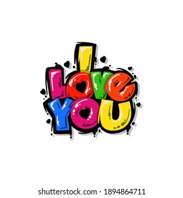 me encanta tu vector de texto. tipografía para que te ame. bueno para invitación o pegatina