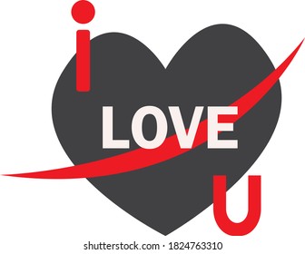 I love you t-shirt design. a best gift for your partner.