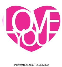 LOVE YOU valentine day
