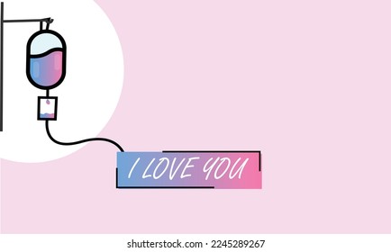 I LOVE YOU Vector eps file