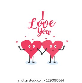 I love you  vector illustration