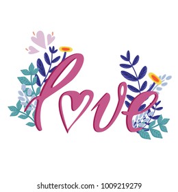 Love you Vector illustrations