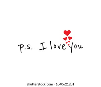 P S I Love You High Res Stock Images Shutterstock