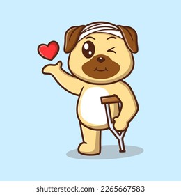 love your self cartoon icon illustration