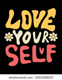 LOVE YOUR SELF VECTOR ART