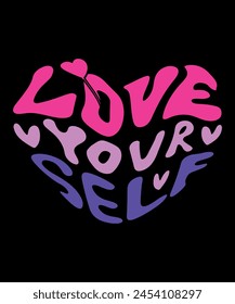 LOVE YOUR SELF VECTOR ART