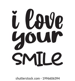 i love your smile quote letter
