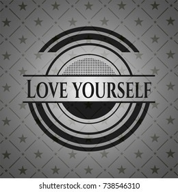 Love Yourself black emblem