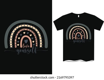 Te amo boho diseño de camisetas arco iris, patrón de arco iris boho, arcoiris boho, arcoiris boho svg