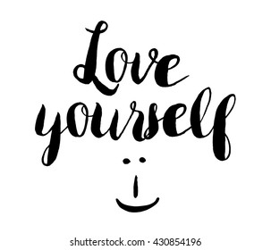 Love yourself concept