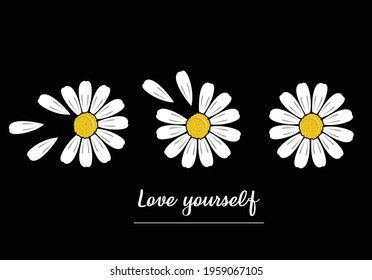 love yourself design vector art