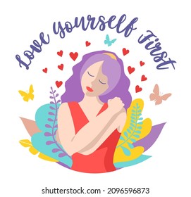 748 Love yourself first Images, Stock Photos & Vectors | Shutterstock