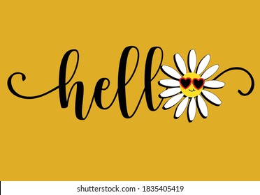 love yourself  lettering daisy hand drawn margarita 
mariposa
stationery,mug,t shirt,phone case fashion slogan  style spring summer sticker and etc red retro vintage suglasses funny cheerful