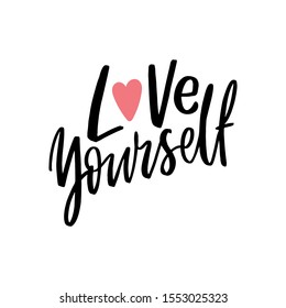 10,396 Love yourself typography Images, Stock Photos & Vectors ...