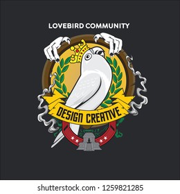 13++ Logo burung lovebird kartun terupdate