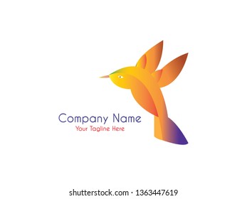 Lovebird vector design template. An exotic bird on white background 