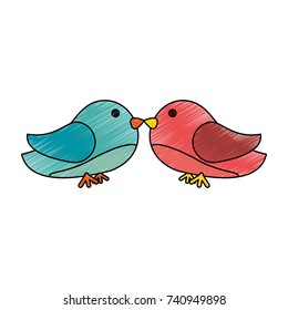 lovebirds heart icon image
