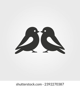 Lovebirds icon - Simple Vector Illustration