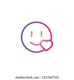 Loved  - Line Vector Icon